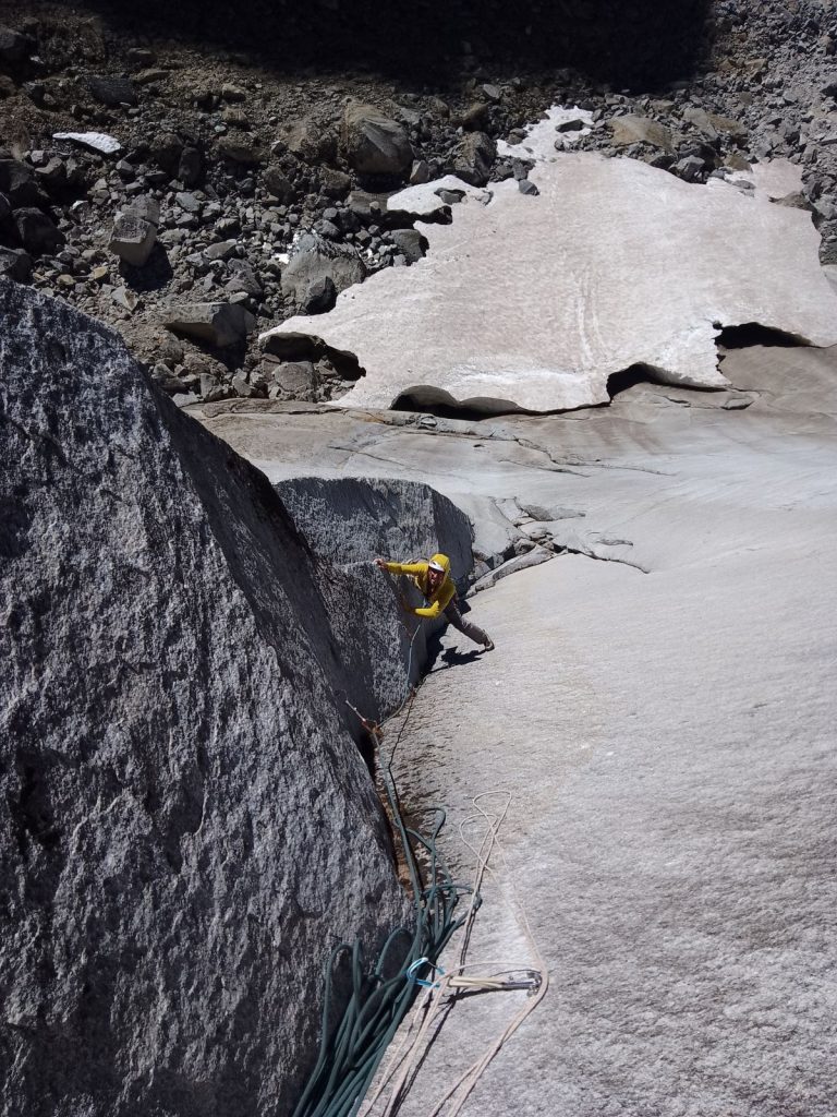 Sul Diedro de lo Squalupo. Foto Marco Zanchetta