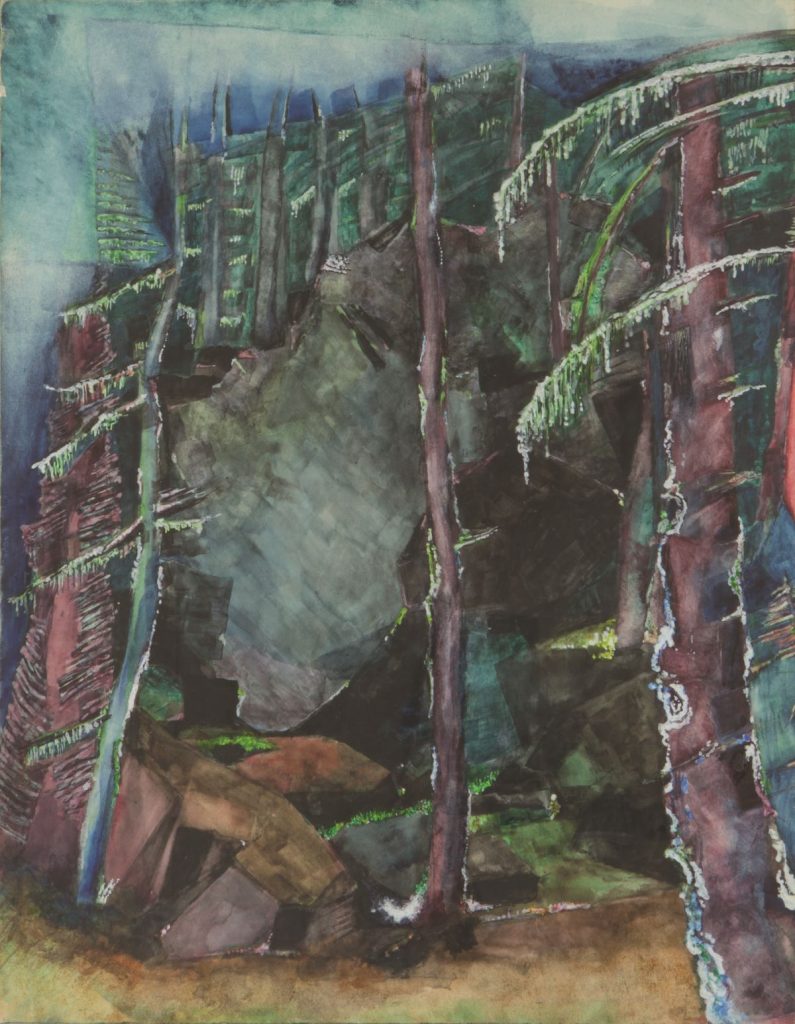 Una delle opere legate alla montagna di Giovanni Testori