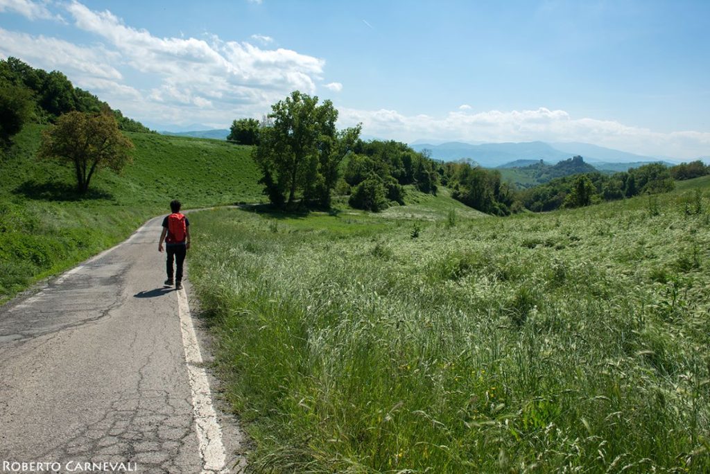 Verso Canossa. Foto Roberto Carnevali
