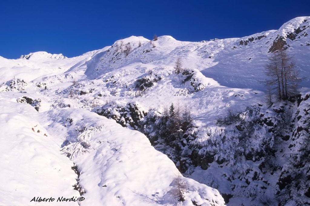 Ai piedi del Monte del Gelo. Foto Alberto Nardi