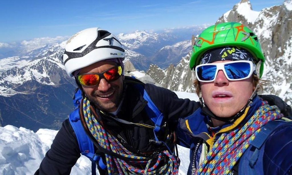 Daniele Nardi e Tom Ballard durante la spedizione al Link Sar