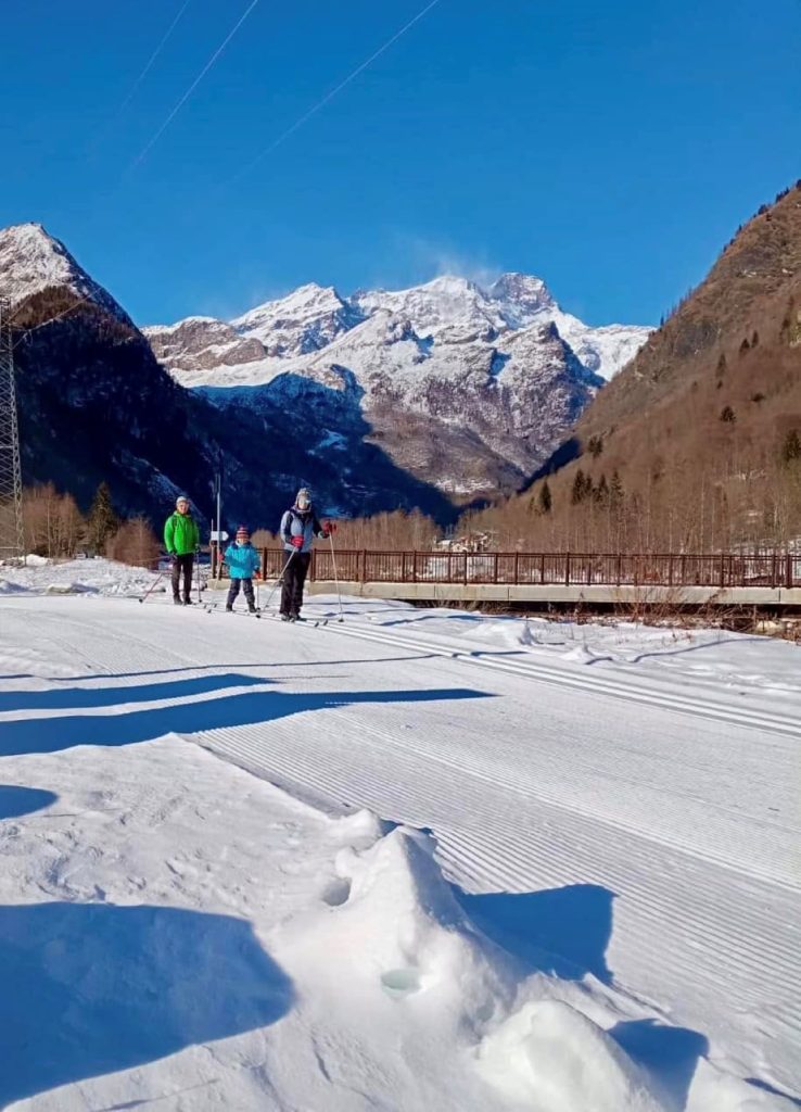 Sulla pista da fondo di Alagna