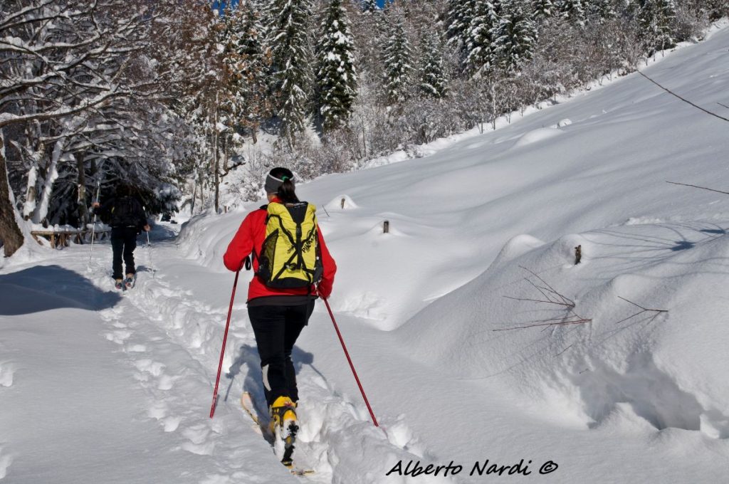 Durante la salita. Foto Alberto Nardi
