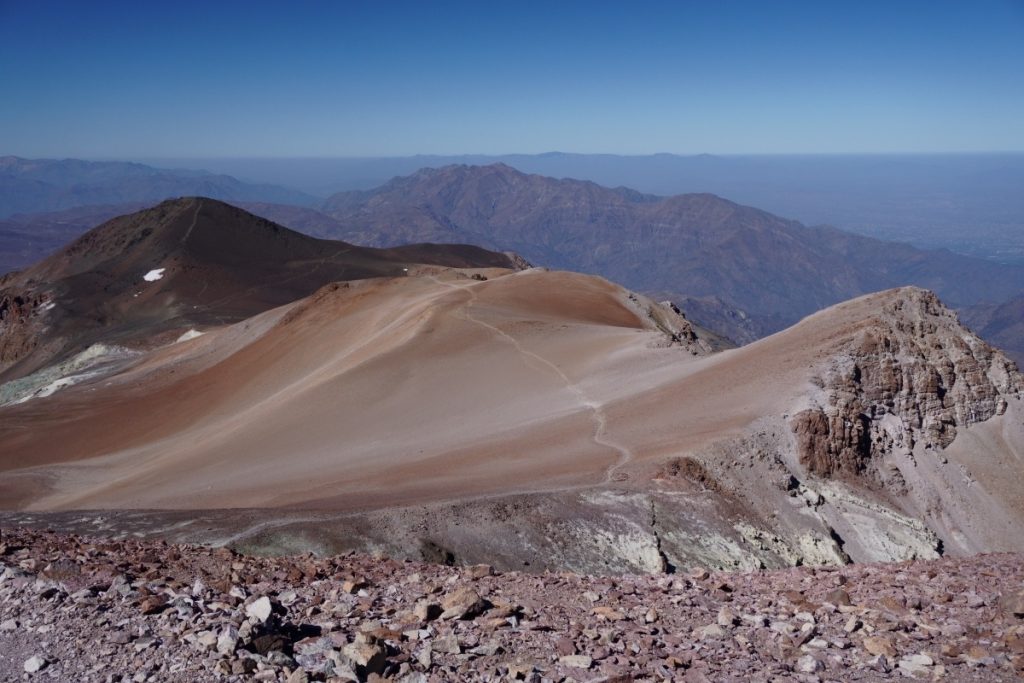 Il Cerro la Parva, visto dal sentiero di discesa. Foto Elena Casolaro