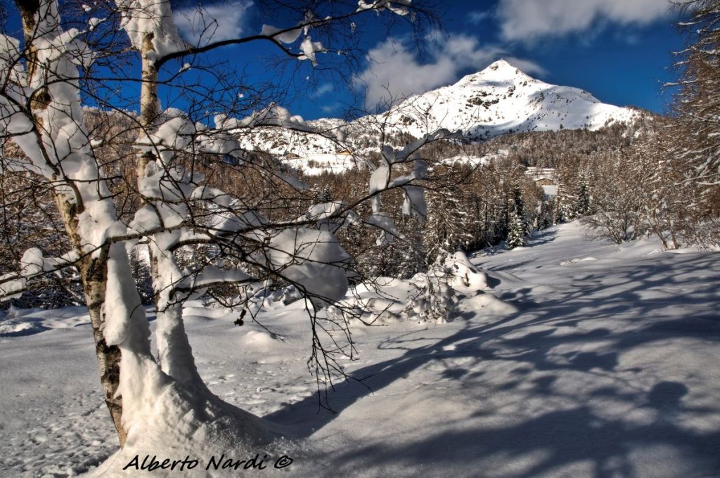 Il Monte Resverde come lo si ammira durante la salita. Foto Alberto Nardi