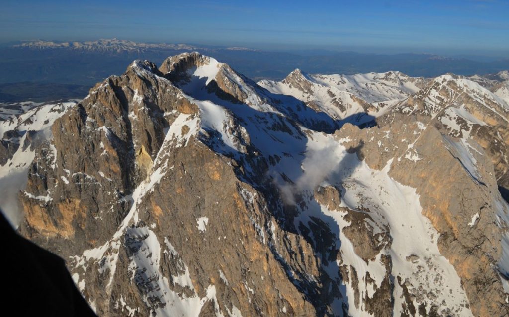 Il Paretone, la Vetta occidentale e il Corno Piccolo, foto Stefano Ardito