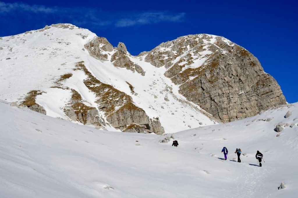 La Meta dal Passo dei Monaci, foto Stefano Ardito