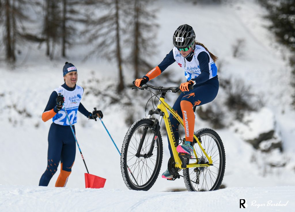 Una recente gara di Winter Triathlon a Cogne. Foto FB Winter Triathlon Cogne 2025