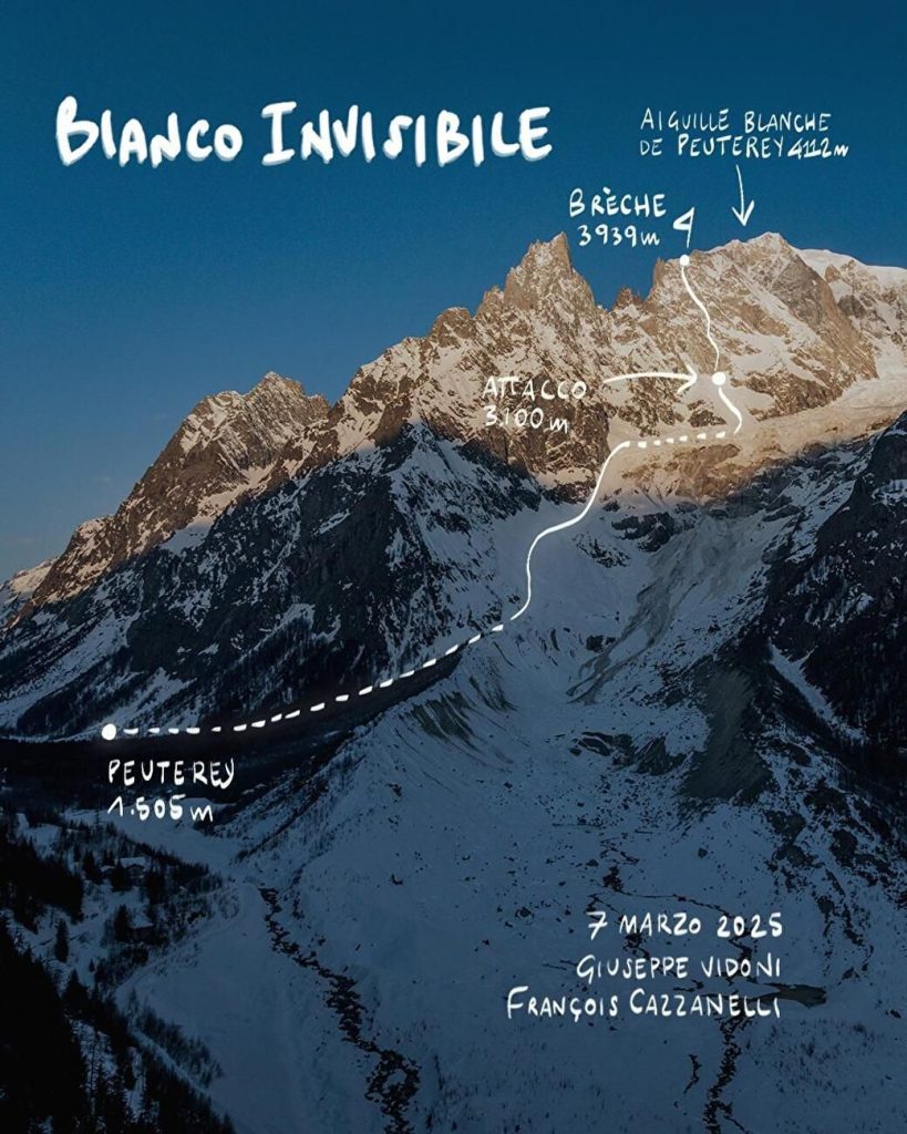 La linea di Bianco Invisibile. Foto IG francoiscazzanelli