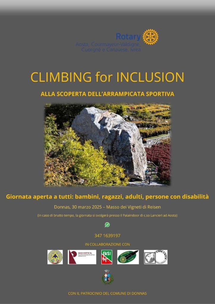 La locandina di Climbing for inclusion
