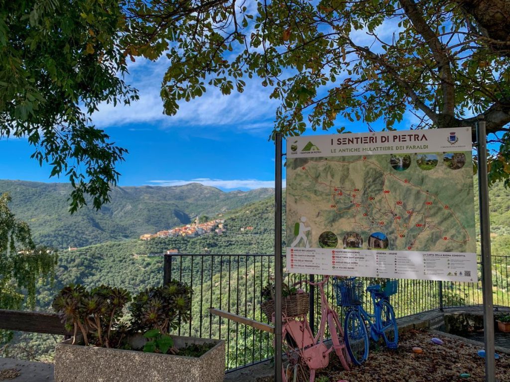 La mappa dei Sentieri di pietra