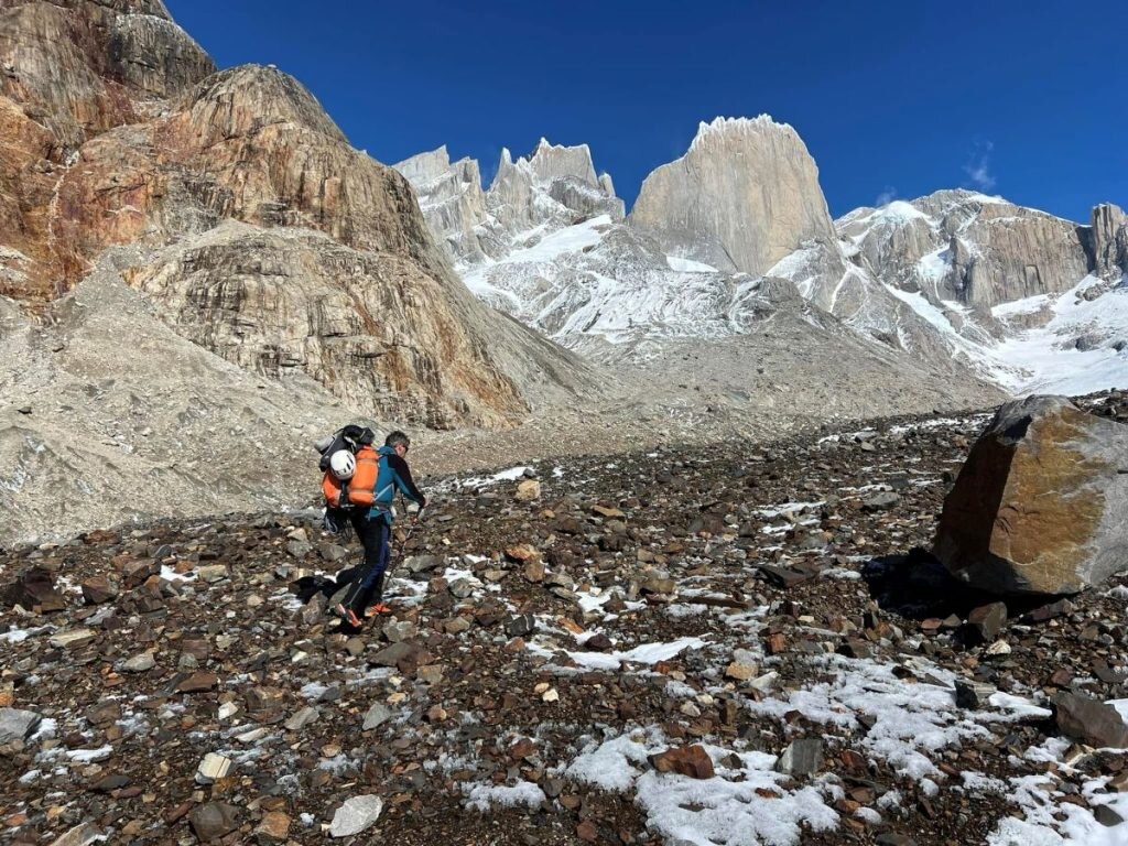Avvicinandosi al Cerro Piergiorgio. Foto FB Maurizio Giordani