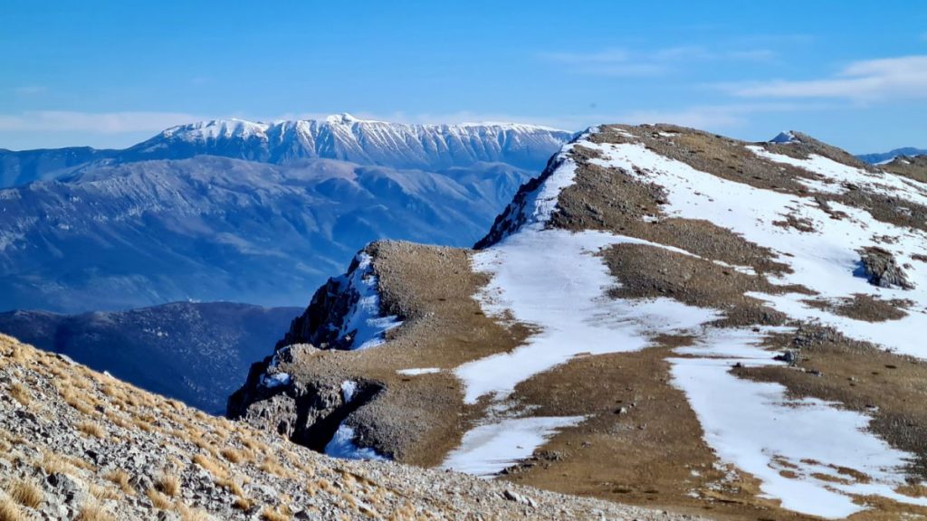 Cresta sommitale del Sirente, foto Stefano Ardito