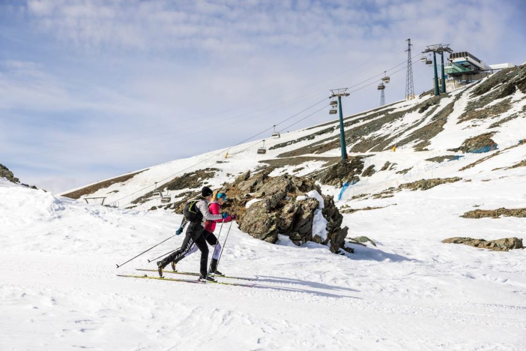 I tracciati si snodano nelle vicinanze delle piste battute CArchivio Fotografico Monterosa Ski