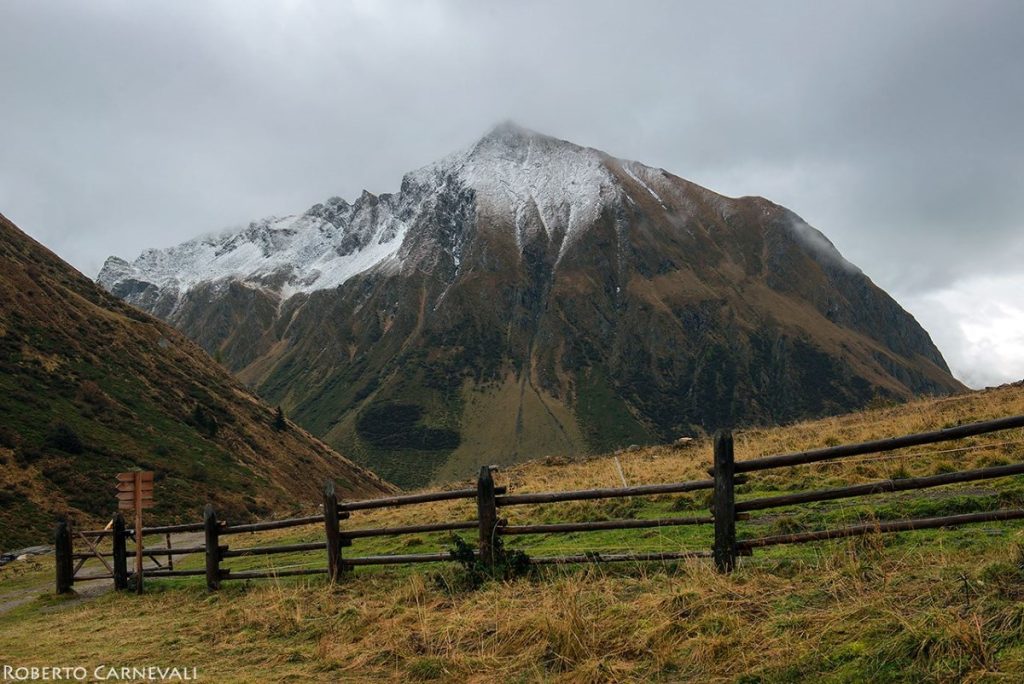 La vista da Malga Weitenberg. Foto Roberto Carnevali