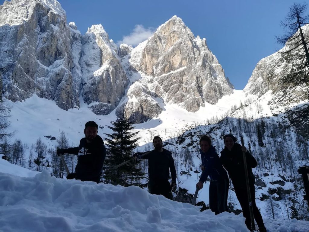 Spalatori in azione al Pellarini
