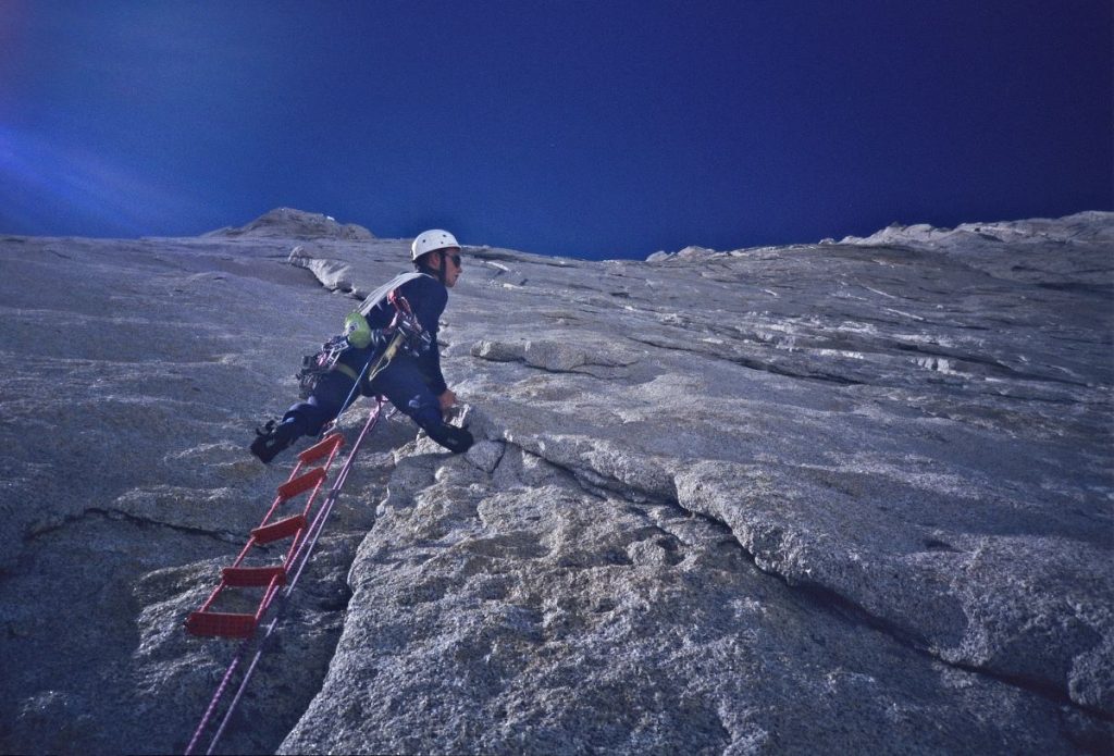 Luca Maspes sul quinto tiro di Gringos Locos nel 1995 @Luca Maspes