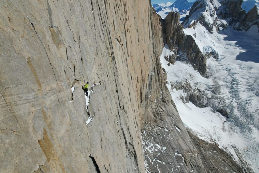 Sulla nord del Cerro Piergiorgio