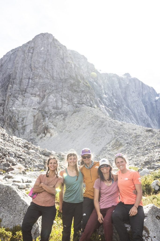 Betlemme Prados, Rocio Rodriguez Guinazú, Caro North, Fay Manners e Julia Cassou. Foto Julia Cassou