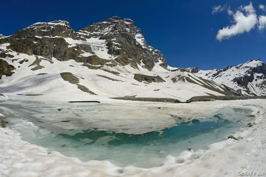 Il Cervino dai pressi del rifugio. Foto Cesare Re