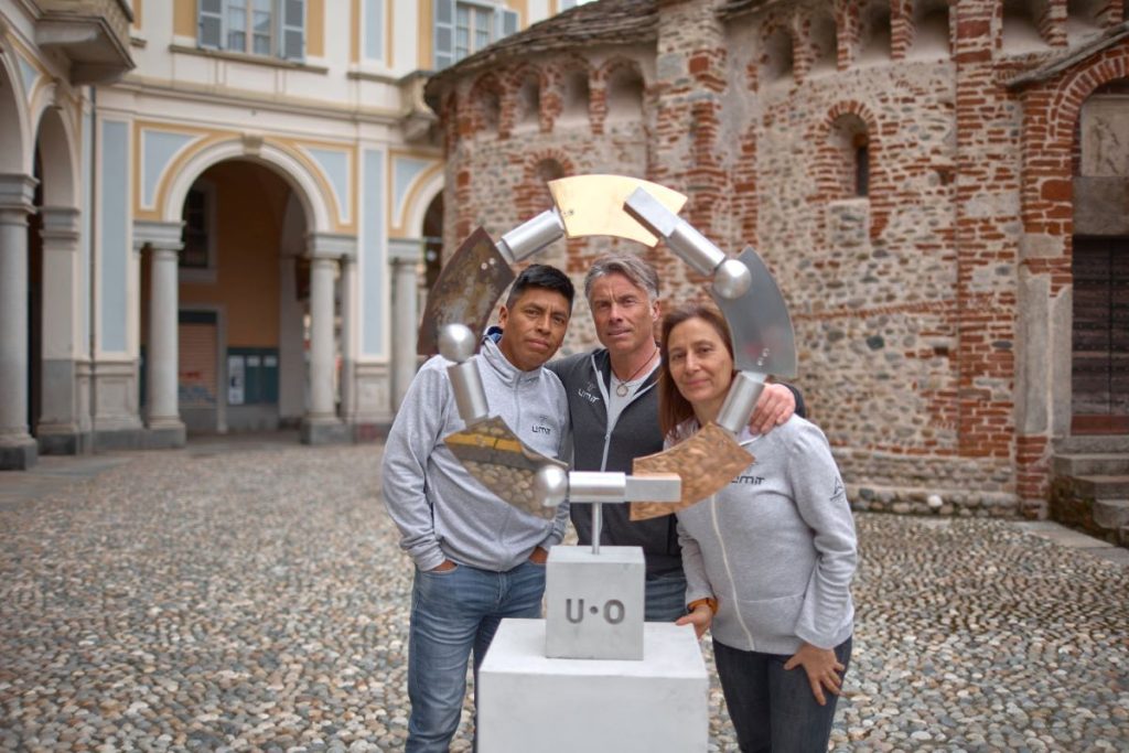La scultura Unione Olimpica dell