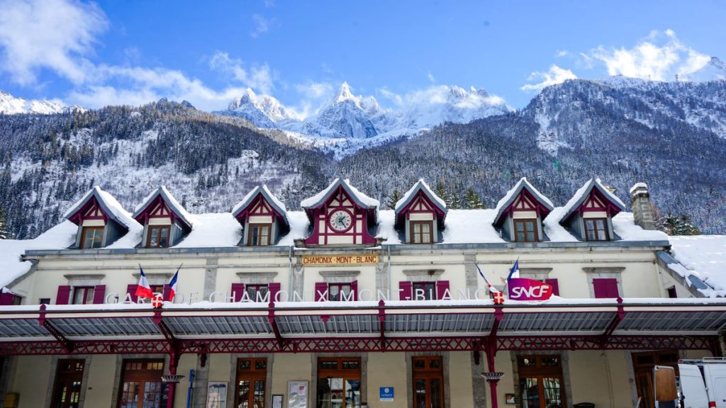 La stazione ferroviaria di Chamonix. Foto FB Chamonix-Mont-Blanc