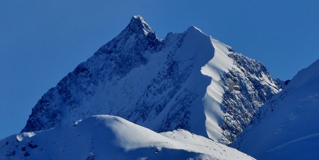 Il Bernina dal Sentiero dei Filosofi, foto Stefano Ardito