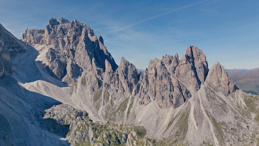 Passo della Sentinella, Croda Rossa di Sesto e Pala di Popera