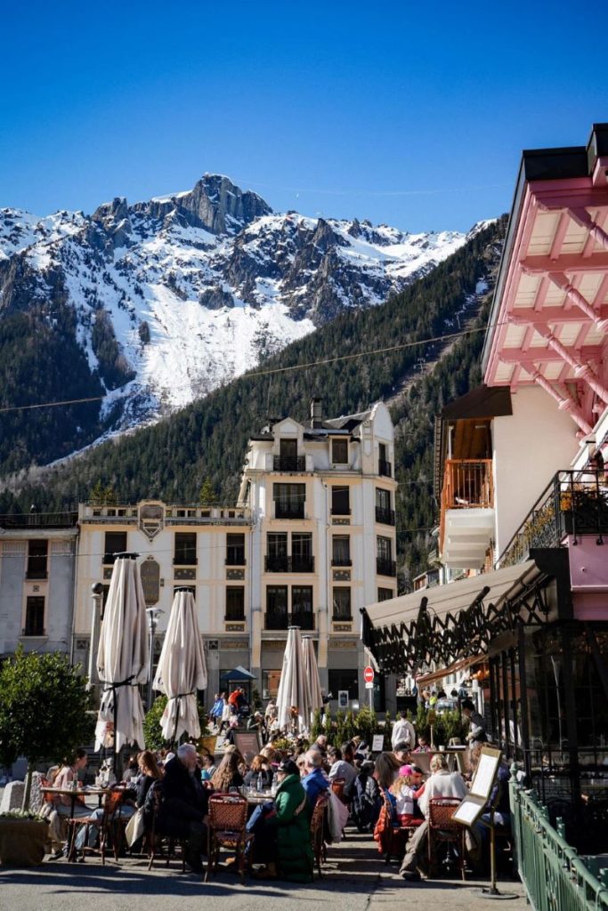 Relax in centro. Foto FB Chamonix-Mont-Blanc