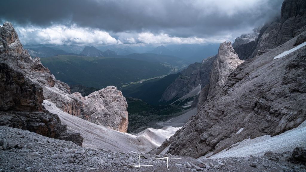 Il Comelico dal Passo della Sentinella. Foto Luigi Tassi