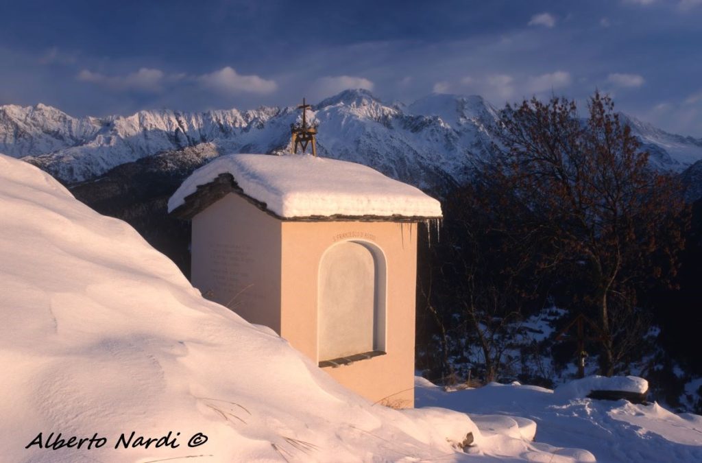 La cappelletta dedicata a San Francesco in Val Canè. Foto Alberto Nardi
