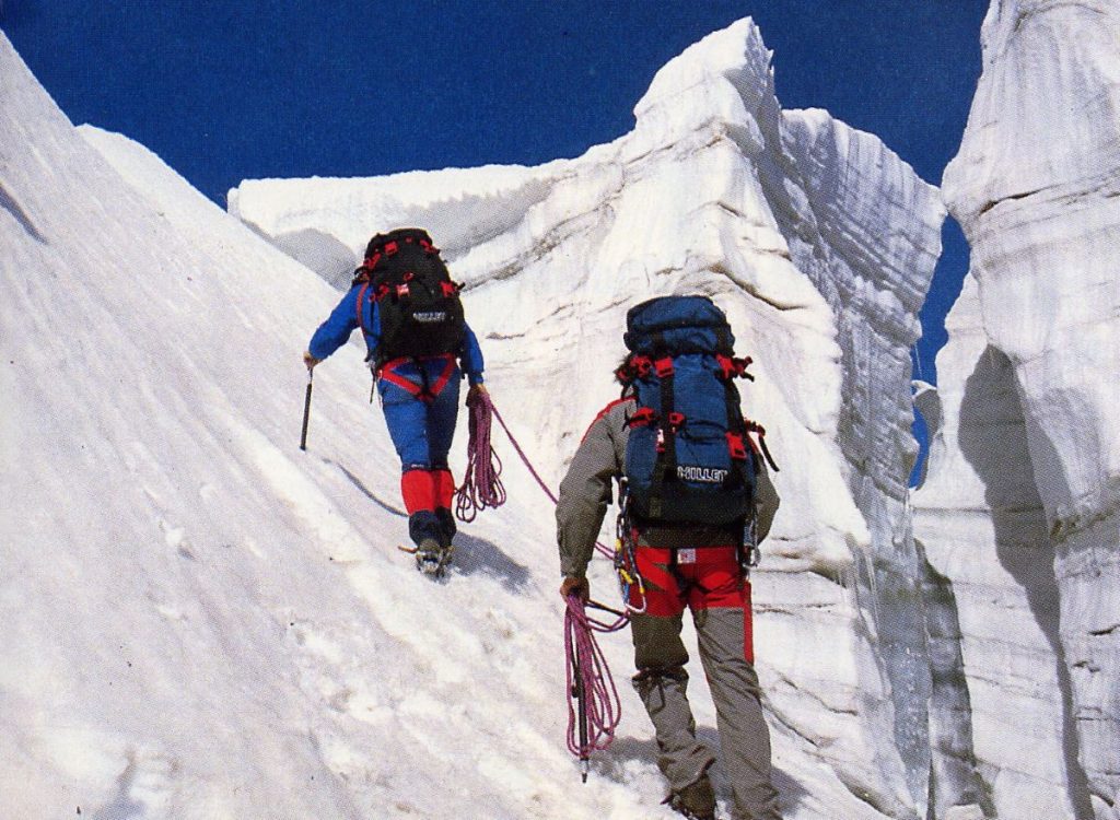 Attrezzatura Millet nel 1985 @Collection Millet