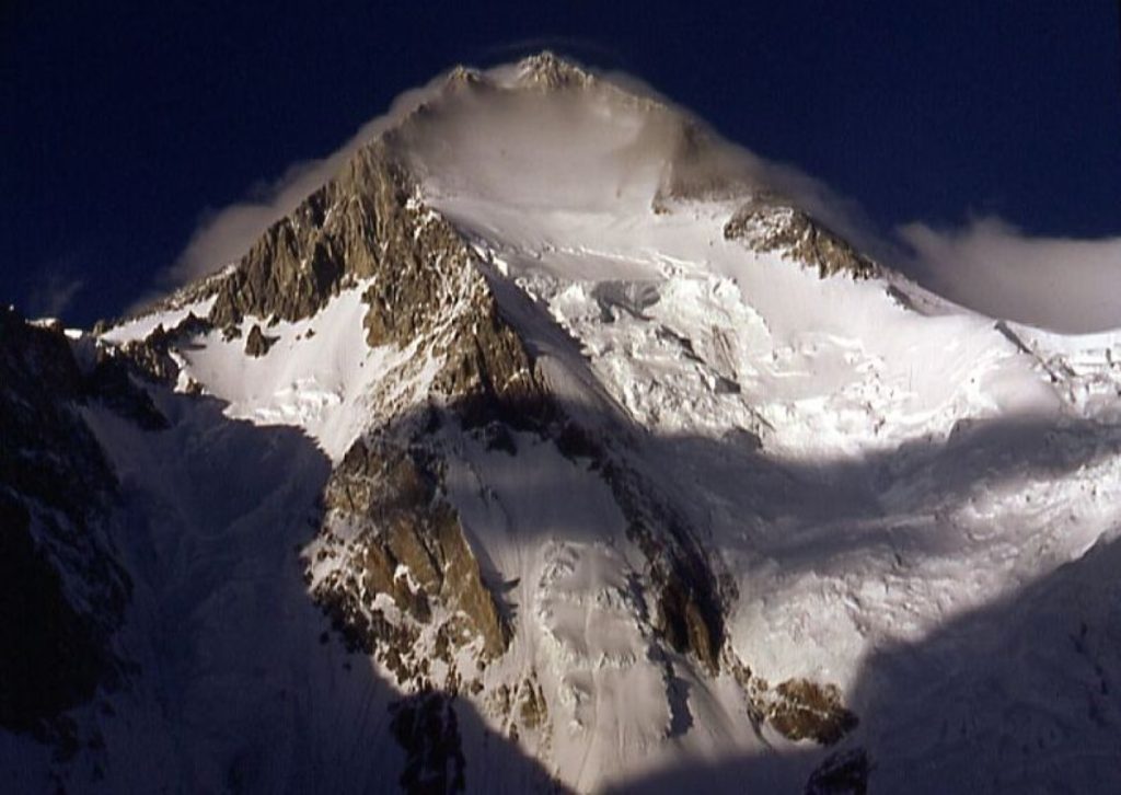 Il Gasherbrum I (o Hidden Peak) @Wikipedia