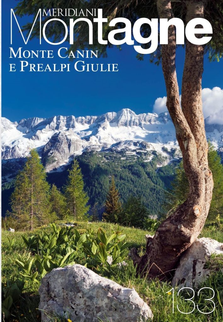 La copertina di Meridiani Montagne dedicato al Monte Canin e alle Prealpi Giulie