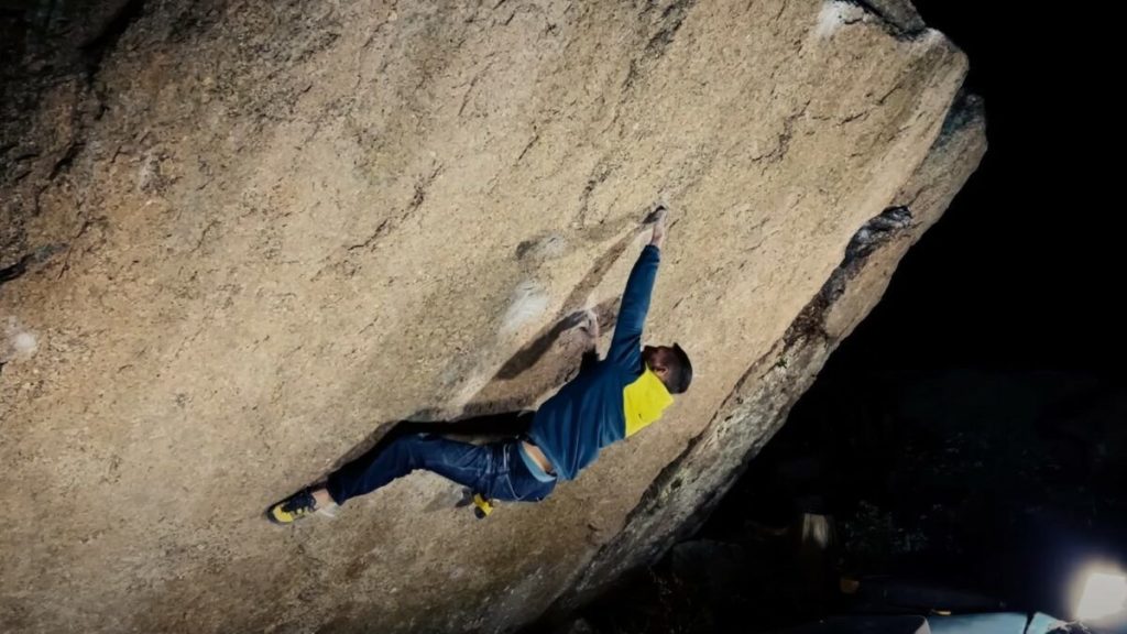 Elias Iagnemma lo scorso anno su Burden of Dreams (9A)