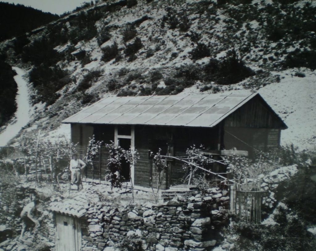 Il rifugio Premuda negli anni 30 del secolo scorso. Foto Mauro Antonini