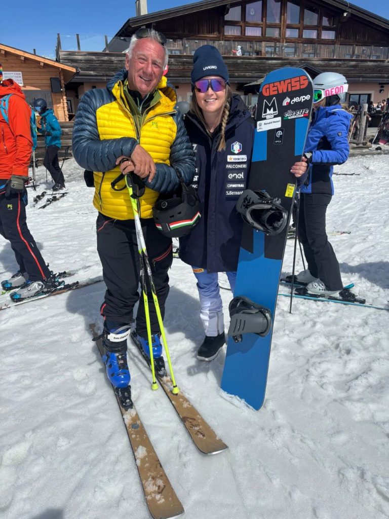 Lino Zani con Michela Moioli