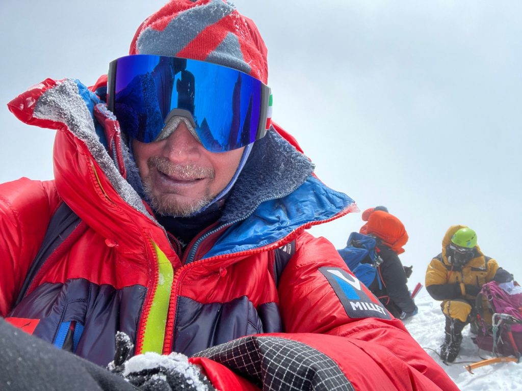 Marco Camandona durante la spedizione ai Gasherbrum della scorsa estate @ Millet