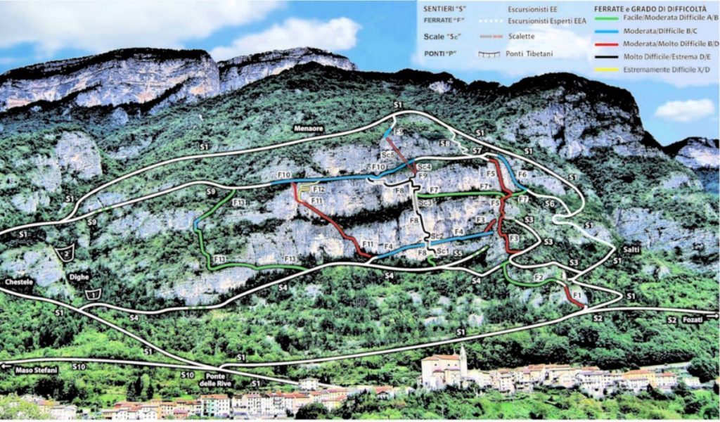 Anelli delle Anguane, la mappa completa