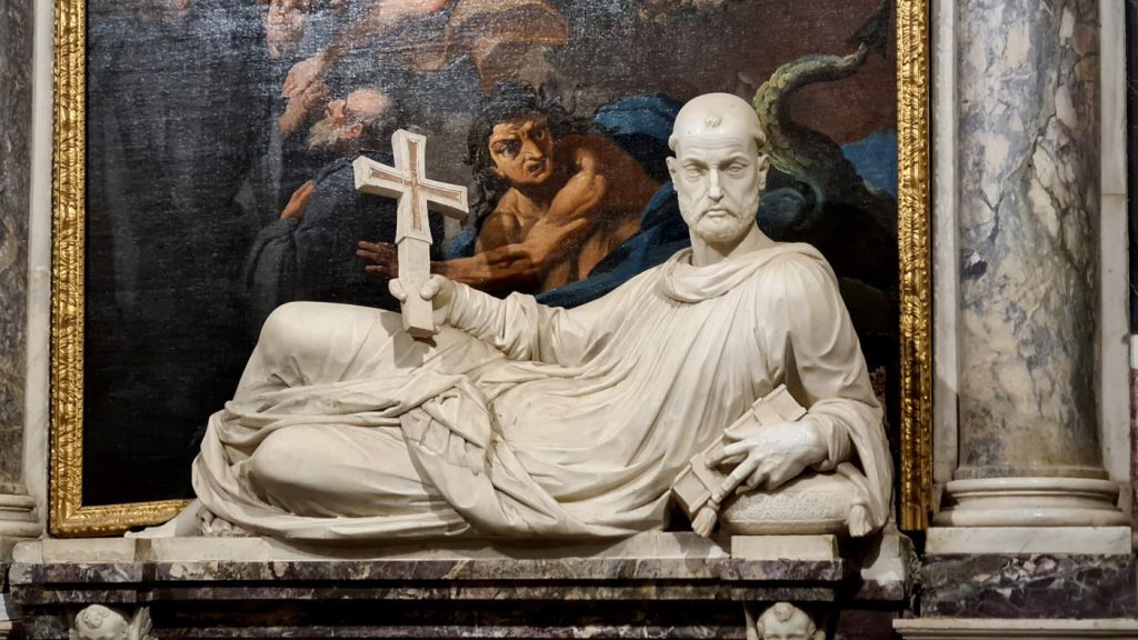 Badia a Passignano, tomba di San Giovanni Gualberto