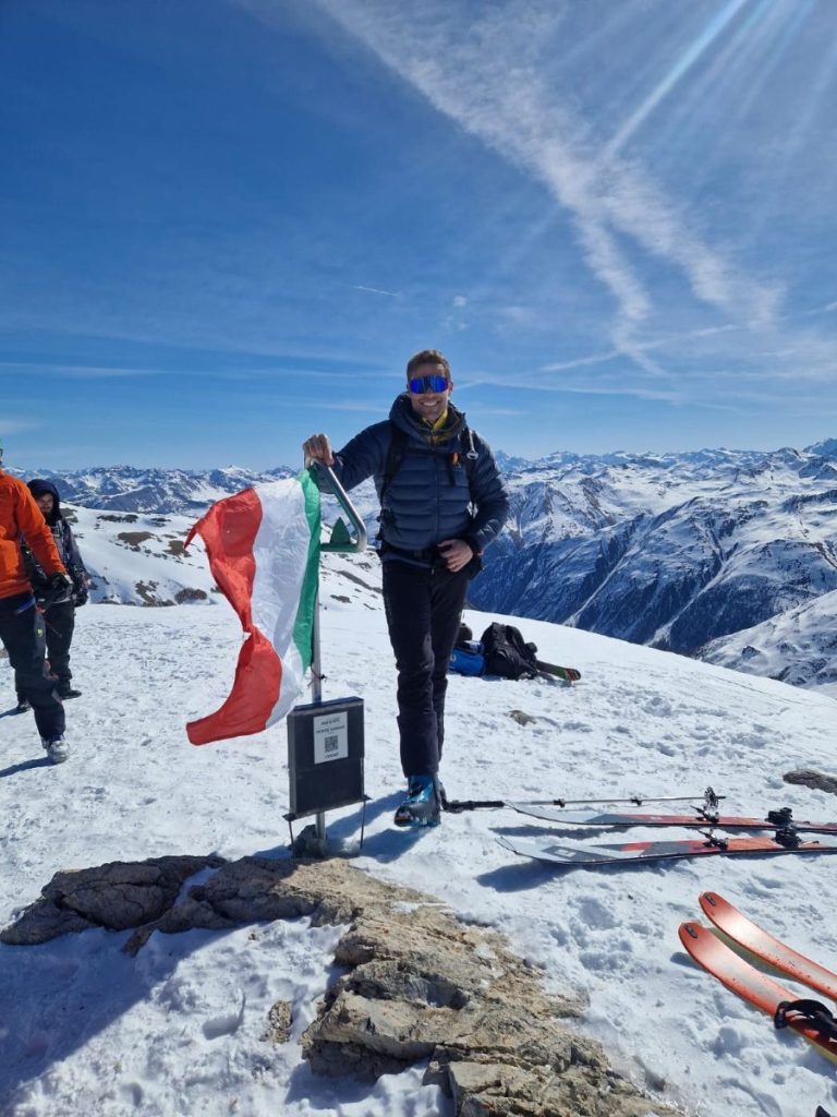 Massimiliano Ossini sul Monte Garone