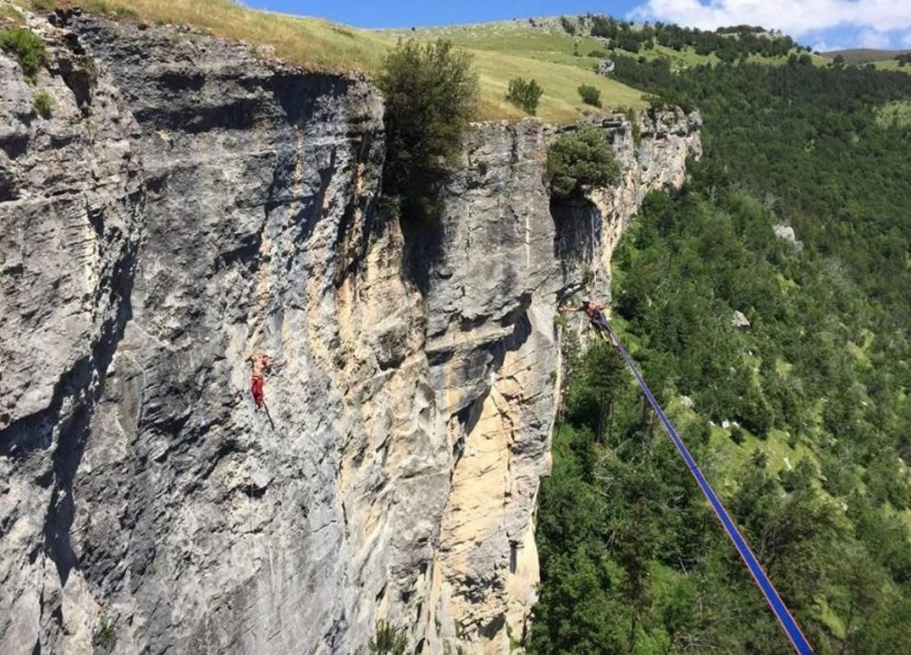 Romano Costantini su Encantado, settore Placche Nere