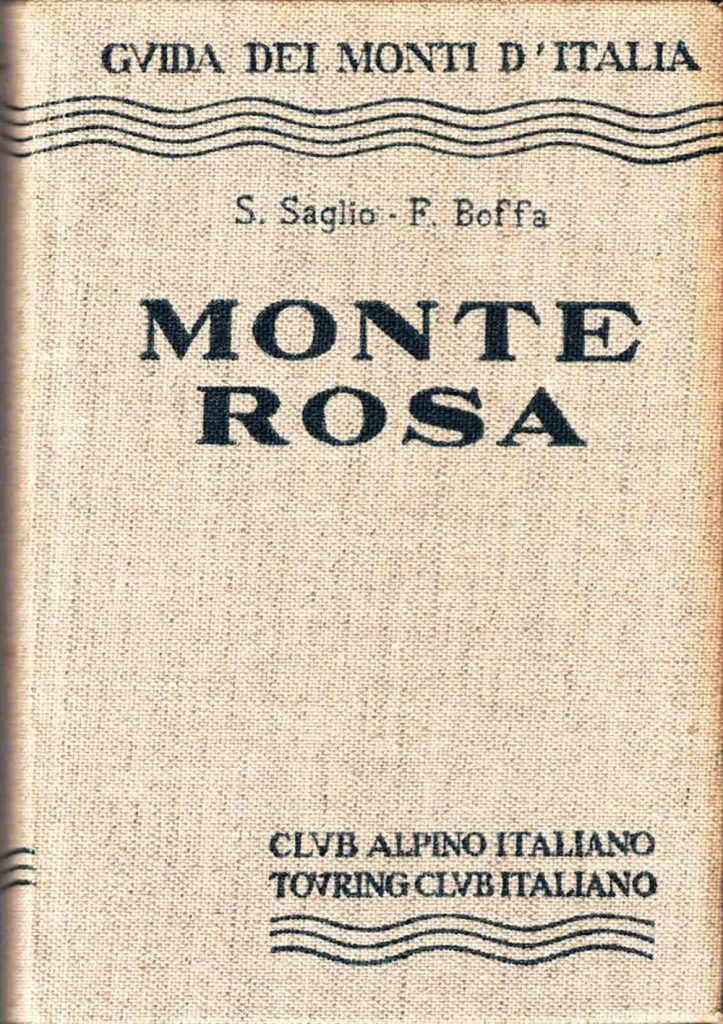 Una delle celebri guide di Silvio Saglio