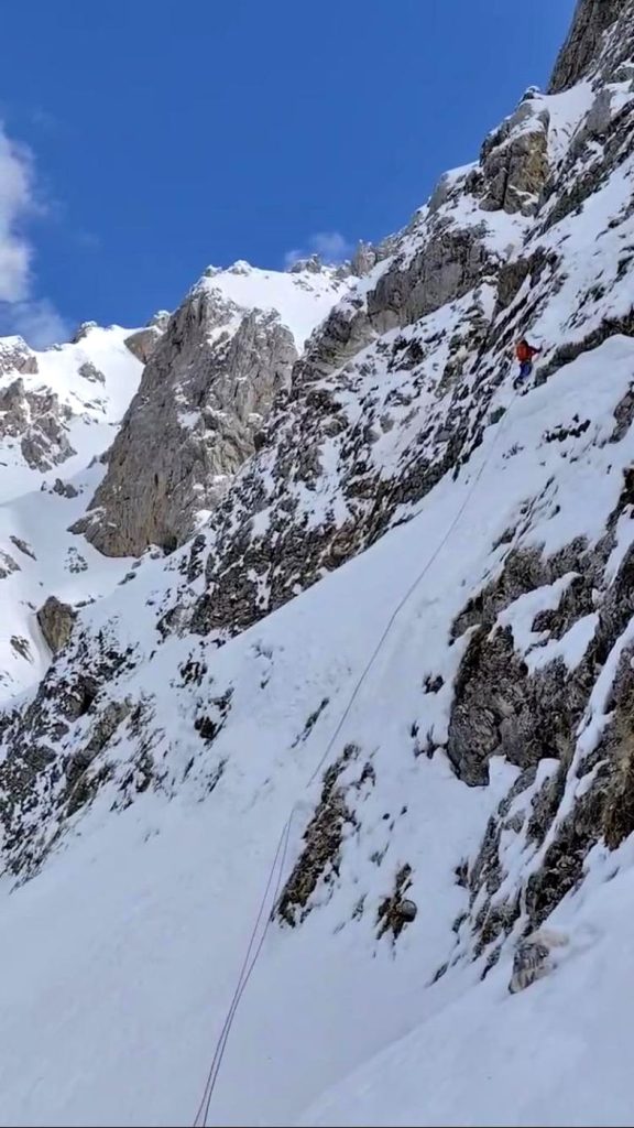 Nord del Camicia, condizioni perfette, foto Domenico Totani
