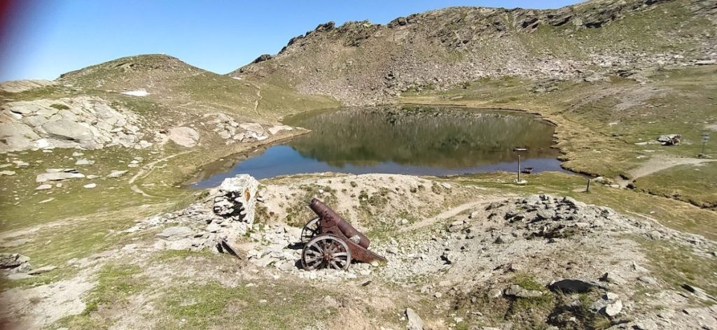 Il Lago Ramella, sopra Prali @Le Strade dei Forti