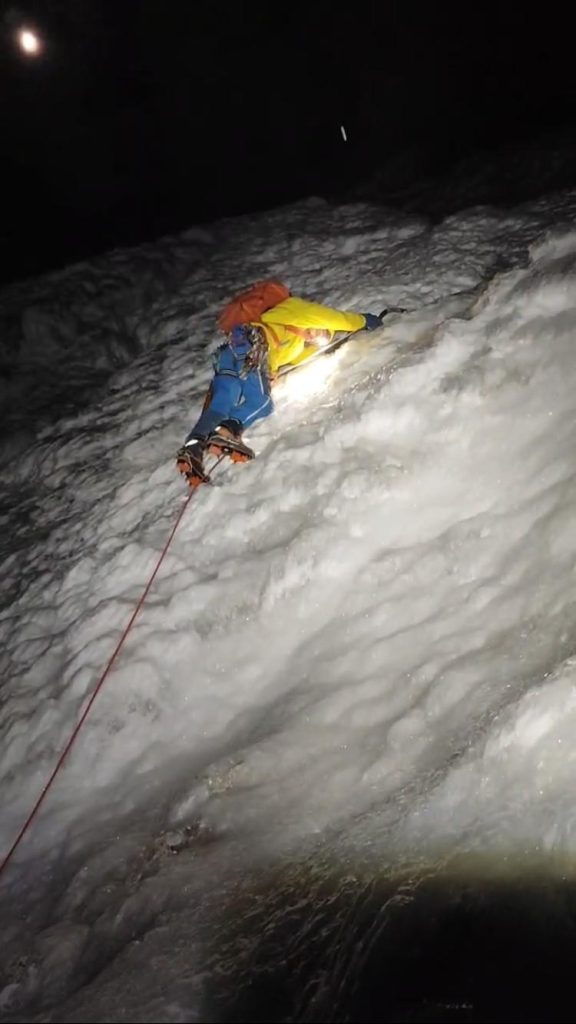 Nord del Camicia, prima del bivacco, foto Domenico Totani
