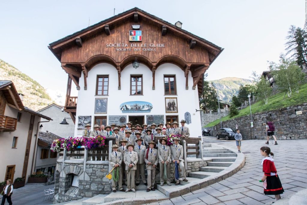 La sede della Società delle Guide di Courmayeur, dove si trova anche il Museo Alpino Duca degli Abruzzi