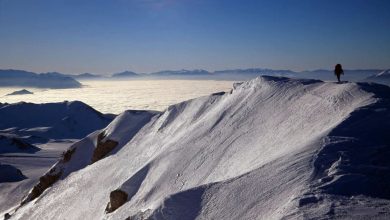1997, traversata invernale del Gran Sasso, foto archivio Carlo Partiti