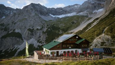 Il rifugio Pfeishütte nel Karwendel, sopra Innsbruck i© Tirol Werbung, Jens Schwarz