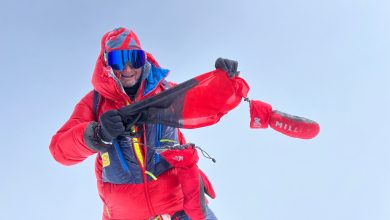 Marco Camandona in vetta al Gasherbrum II @ Millet